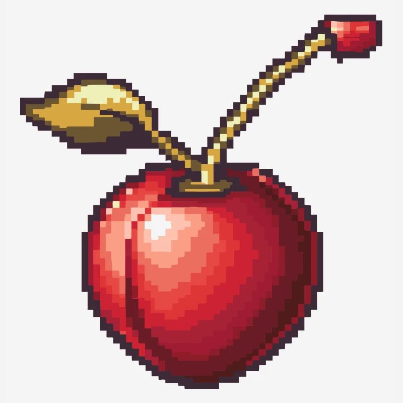 Cherry Pixel Icon