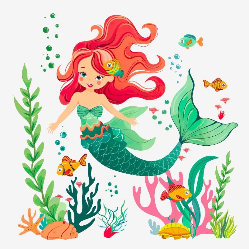 Mermaid, Half Human, Half Fish