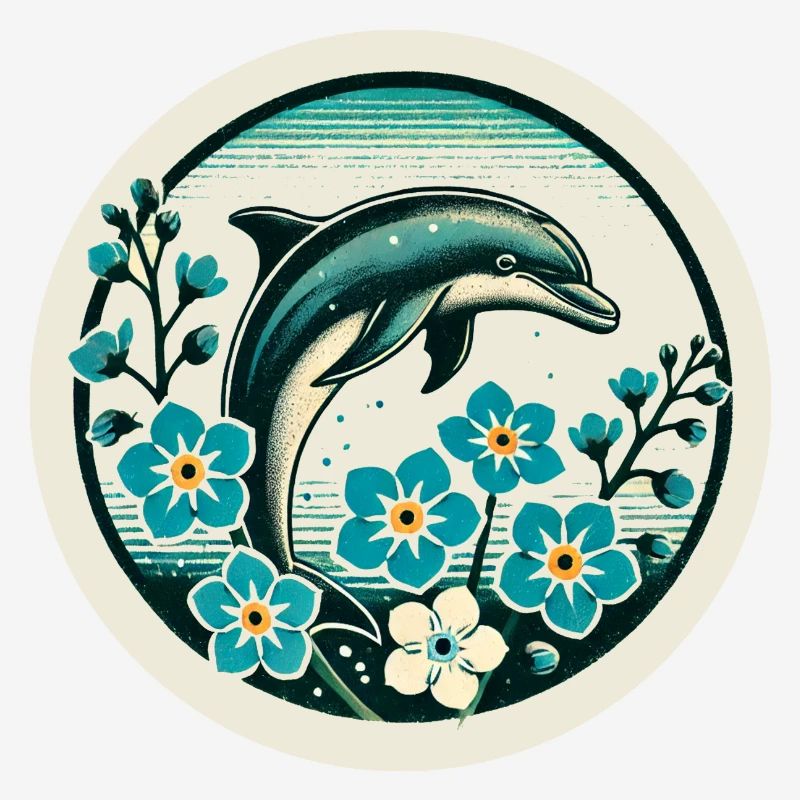 Retro Dolphin