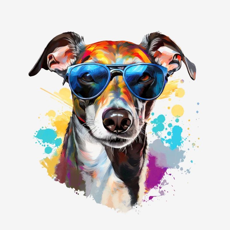 Wind chime with sunglasses