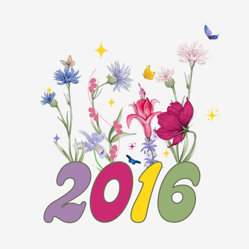 Année de naissance 2016 fleurs sauvages