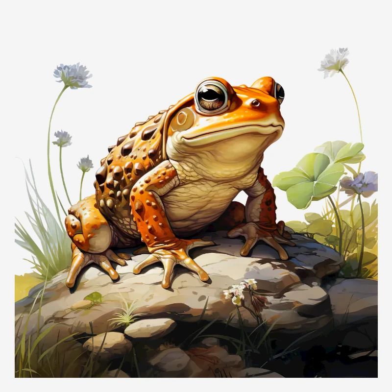 Toad in lurking position
