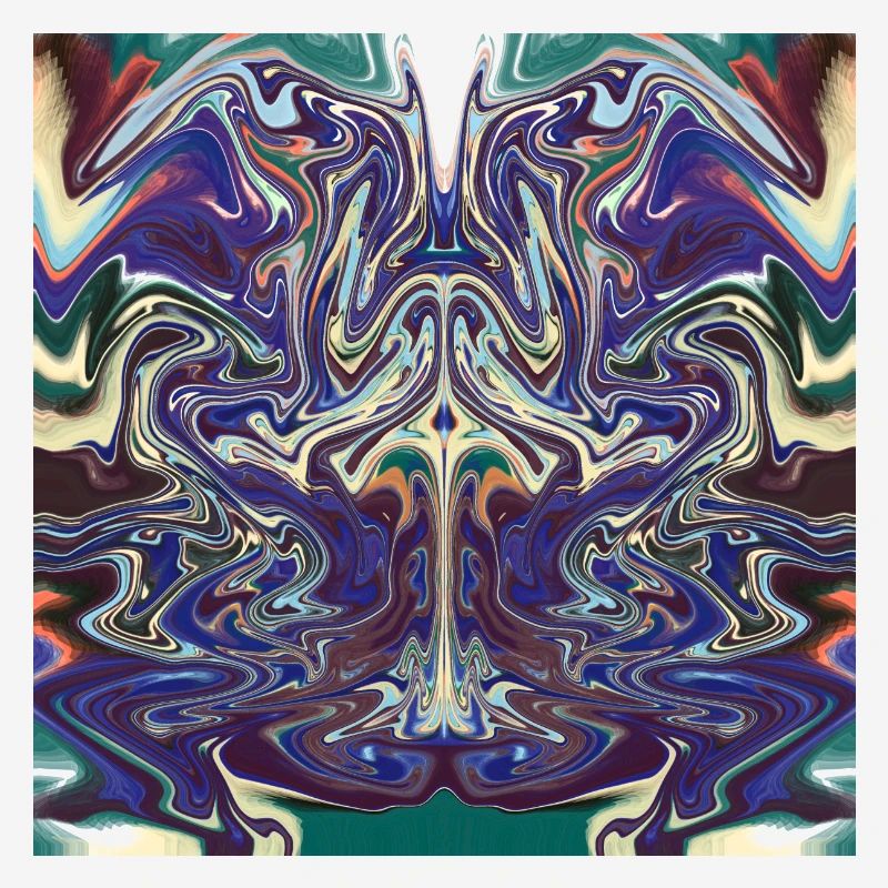 Abstract with a bull pattern