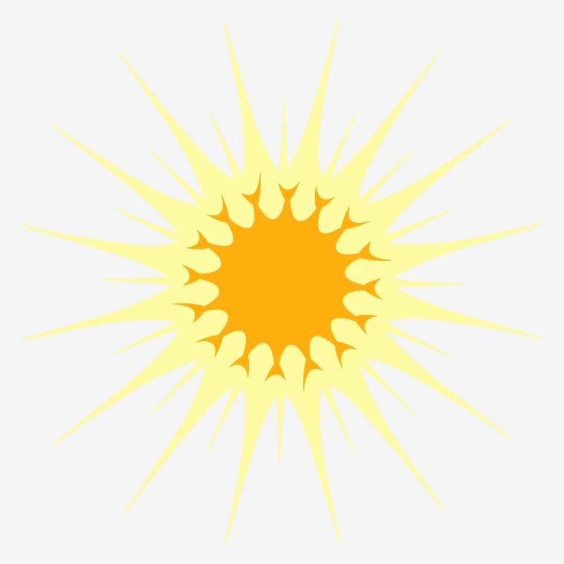 Bright Sun Rays Summer Glow Light Warmth