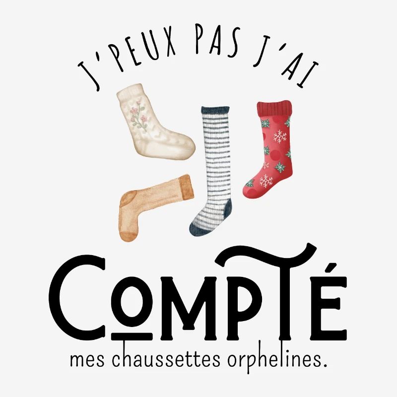J’peux pas j’ai compté mes chaussettes orphelines