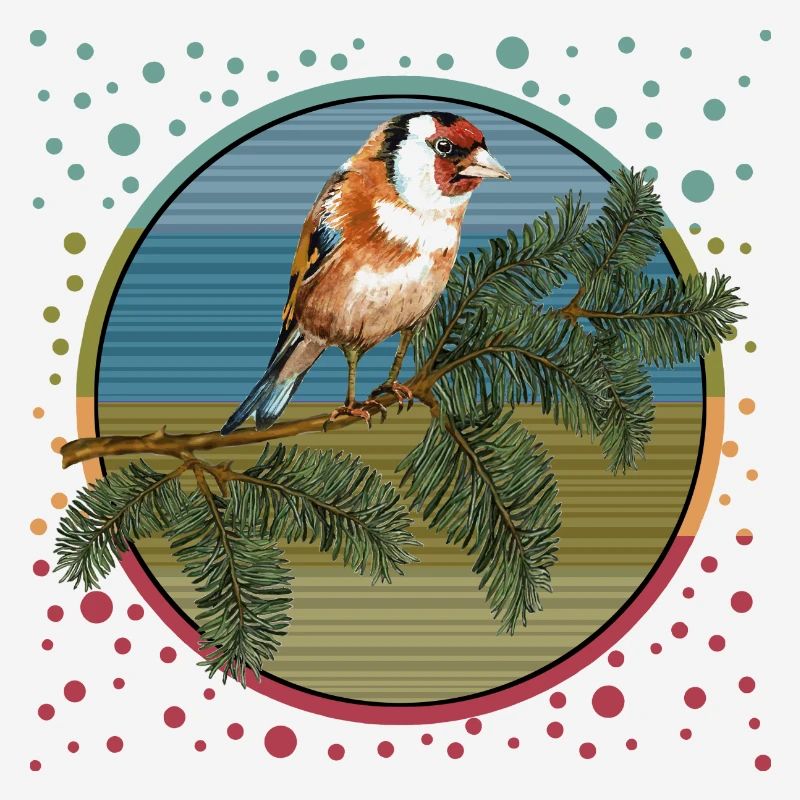 Bunter Vogel