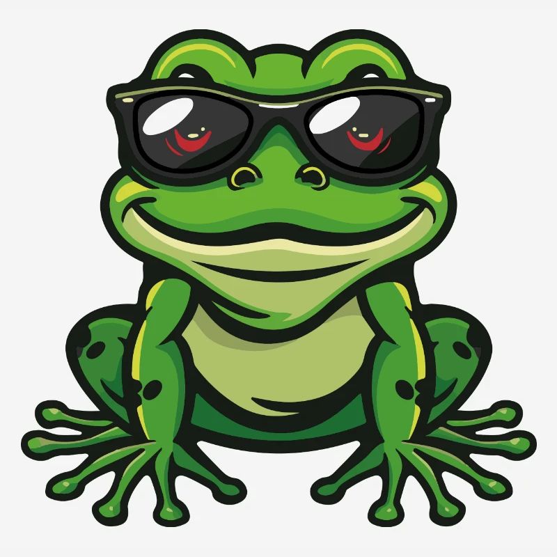 Frog Comic Cool