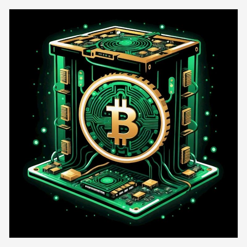 Bitcoin Crypto Crypto to the Moon Gift CPU