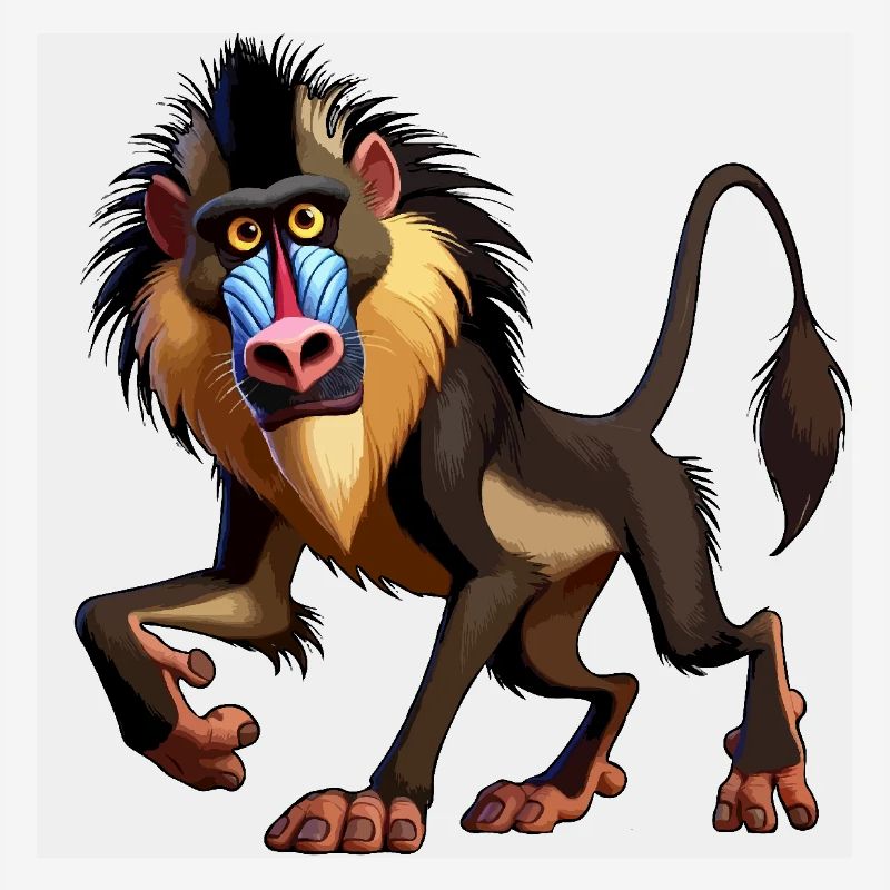 Babouin mandrill