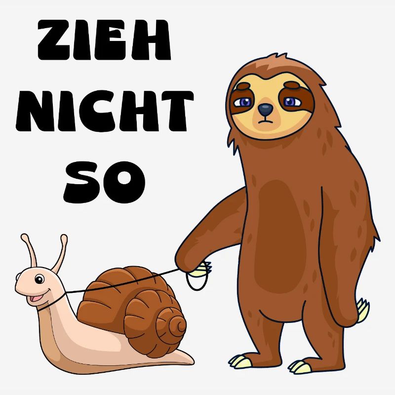 Don't pull a snail and a sloth