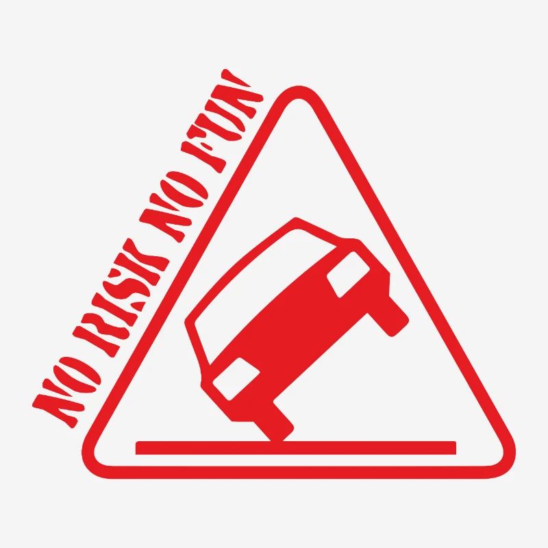No Risk No Fun Lustig Geschenk Auto Tuning