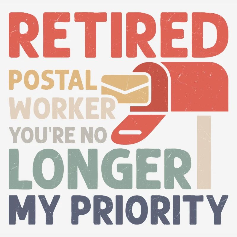 Retired Postal Worker Mailman Postal Worker