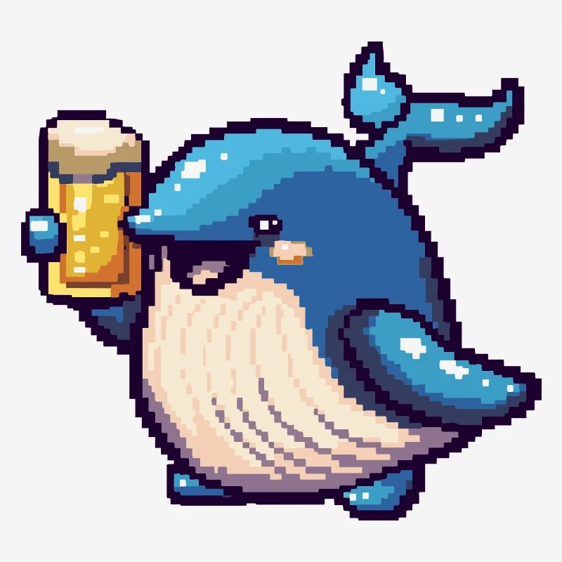 Wal Pixel Bier