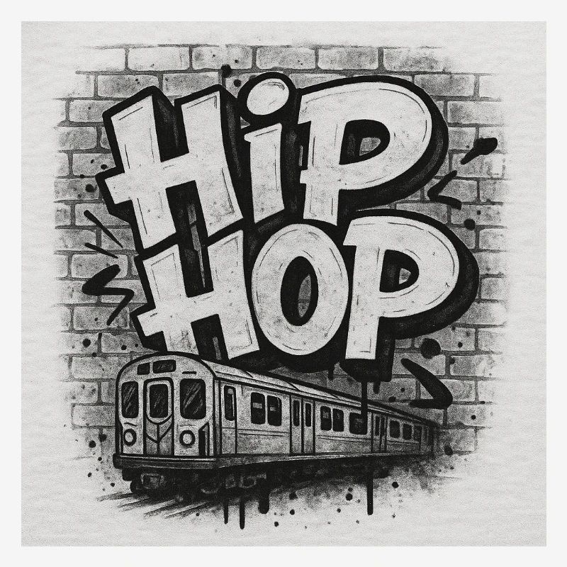 HipHopTrainNoir & Blanc