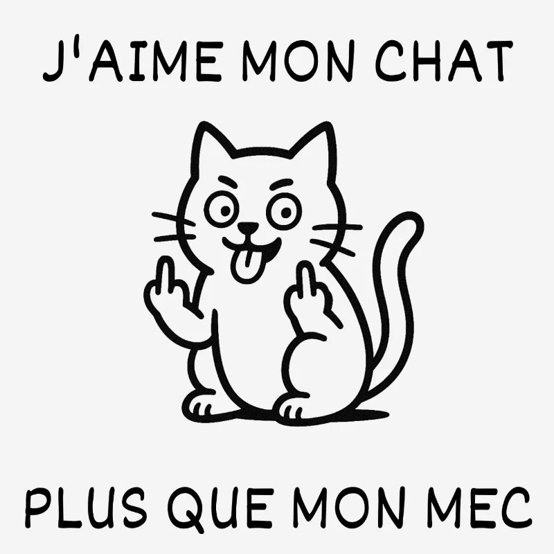 J'aime mon chat, plus que mon mec
