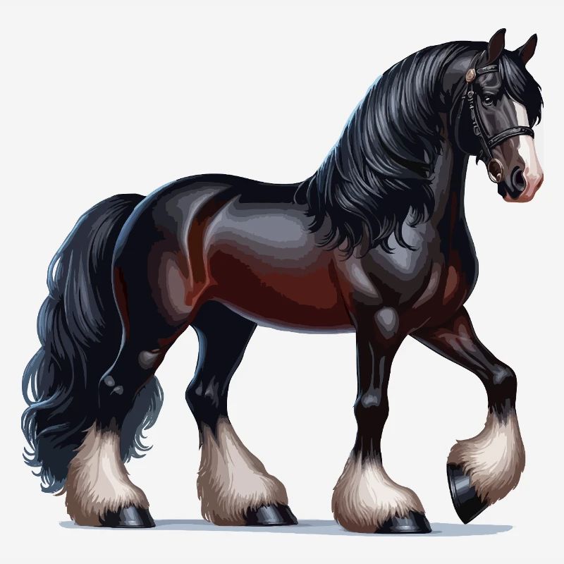 Cheval Pêcheur noir 2