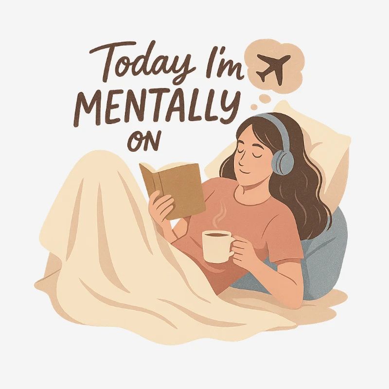 Mentally on Airplane Mode – Cozy Shirt for Introve