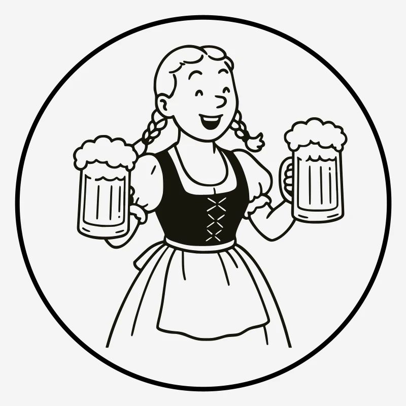 Bier mädchen