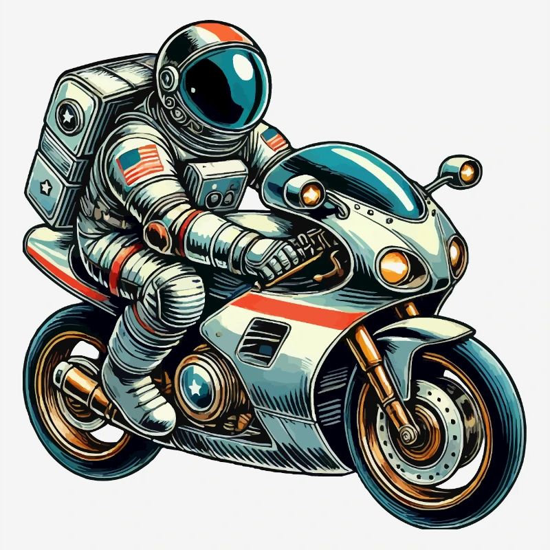 Moto astronaute
