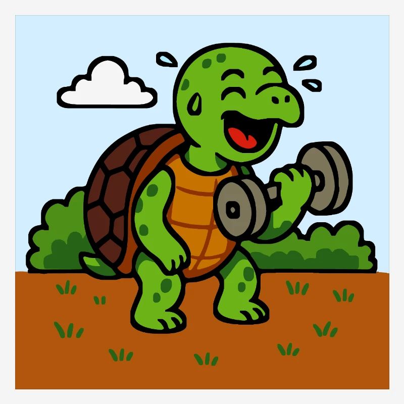 Funny Turtle Comic