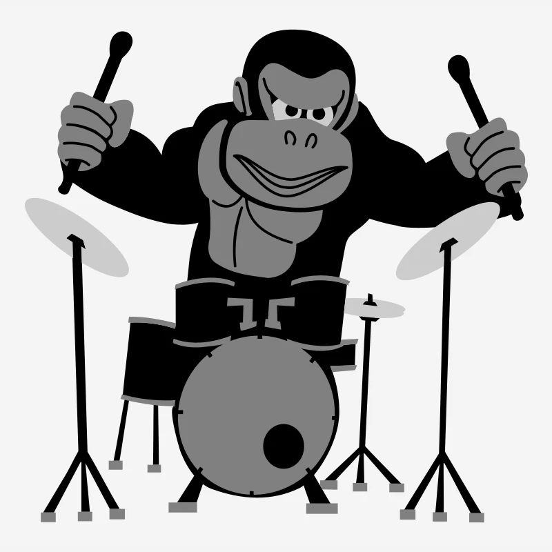 Gorilla Drummer