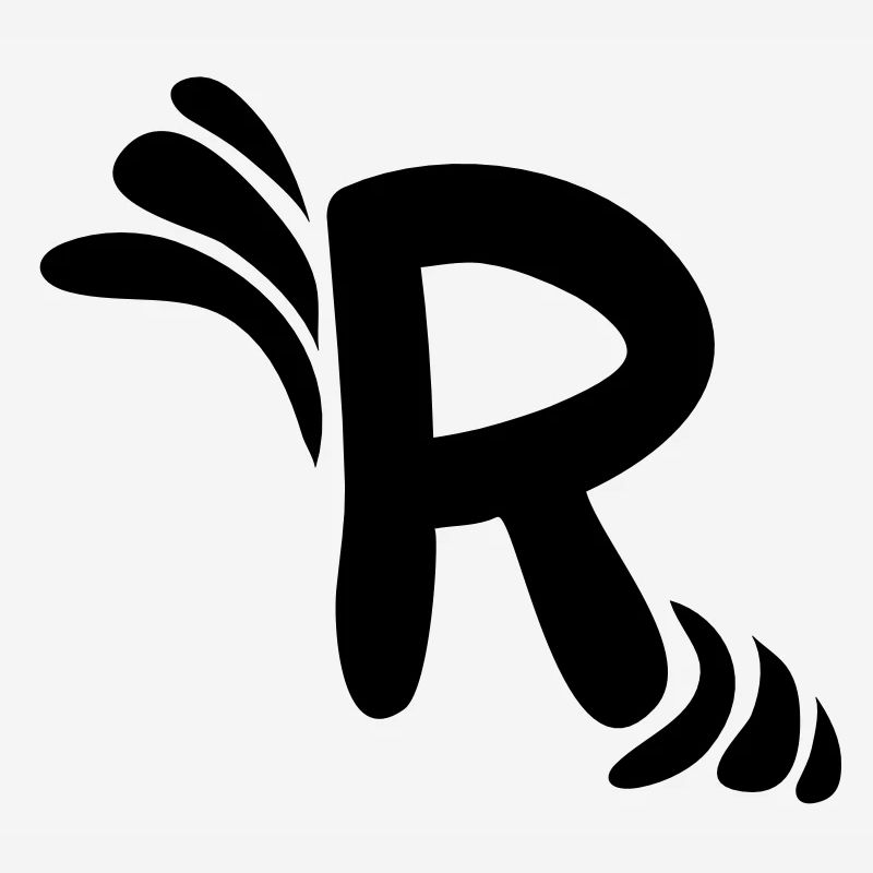 Letter R & Pattern