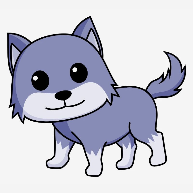Loup Comic Animal