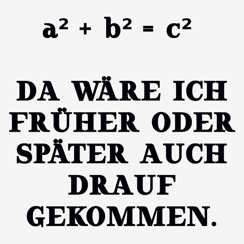 math mathematics funny gift idea Pythagoras