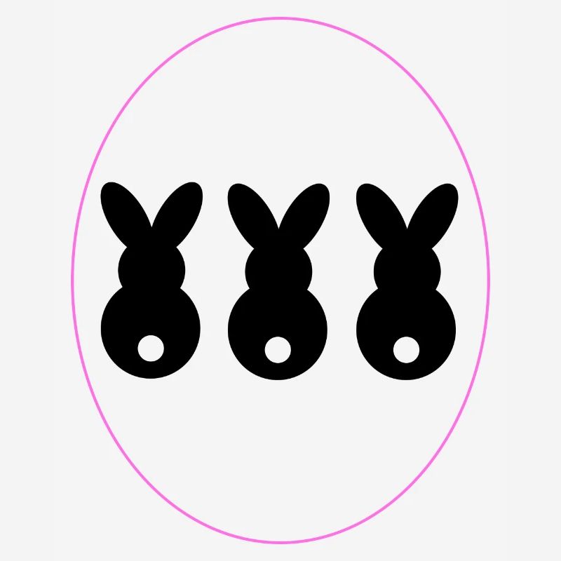 3 Bunny in Egg Plain Shadow