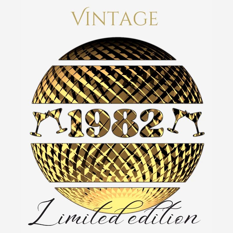 Millésime 1982 édition limitée 42e anniversaire or