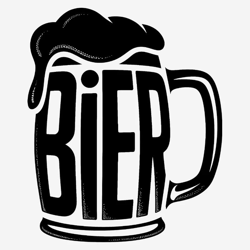 Bier - Funny Alcohol Logo