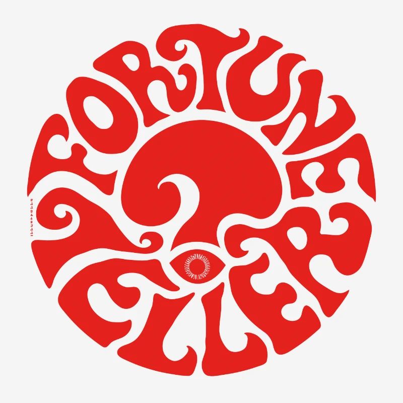 FORTUNE TELLER - red - fortune teller psychedelic