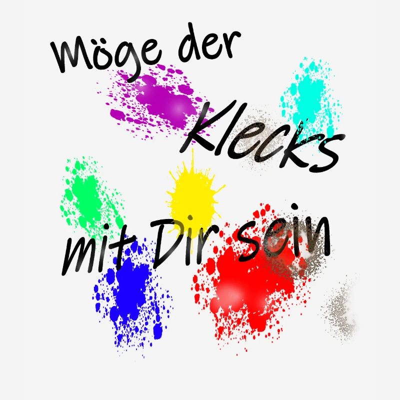 Möge der Klecks mit Dir sein für hell