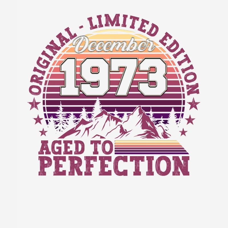Original Dezember 1973 49. Geburtstag Geschenk