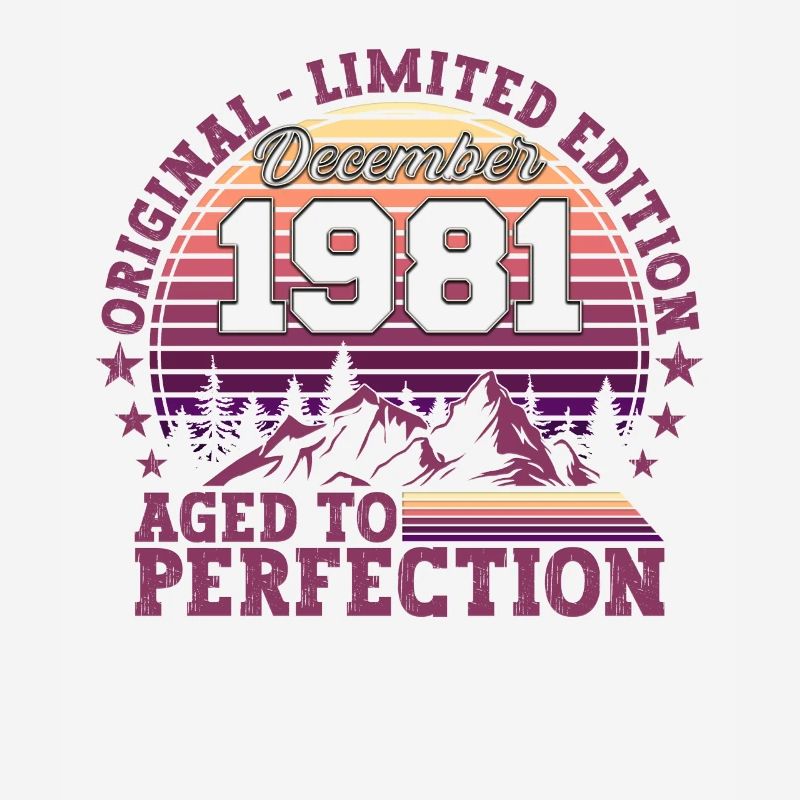 Original Dezember 1981 41. Geburtstag Geschenk