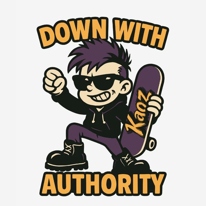 Comic Skatepunk with Sunglasses