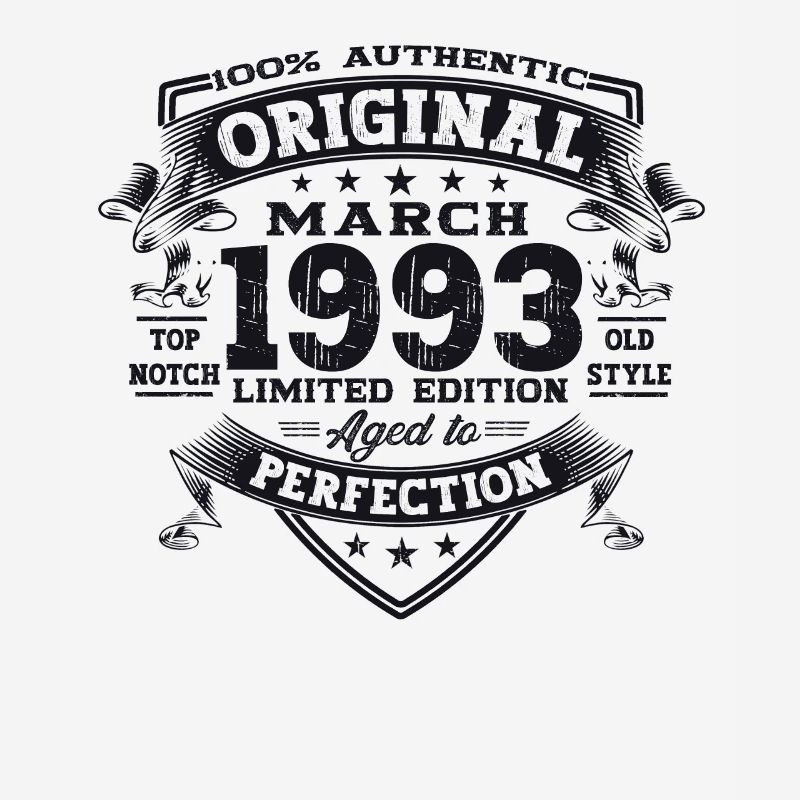 30th birthday Mann Original March Born 1993