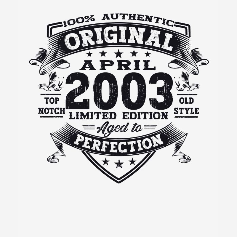 20th birthday man April Born 2003 Original