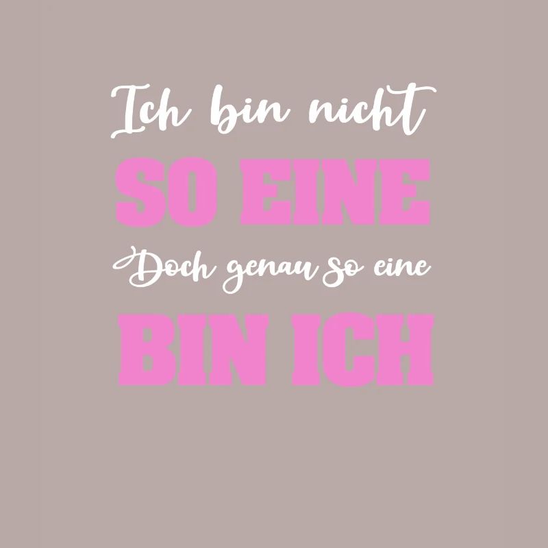 BIN NICHT SO EINE DOCH GENAU SO EINE BIN ICH RAP