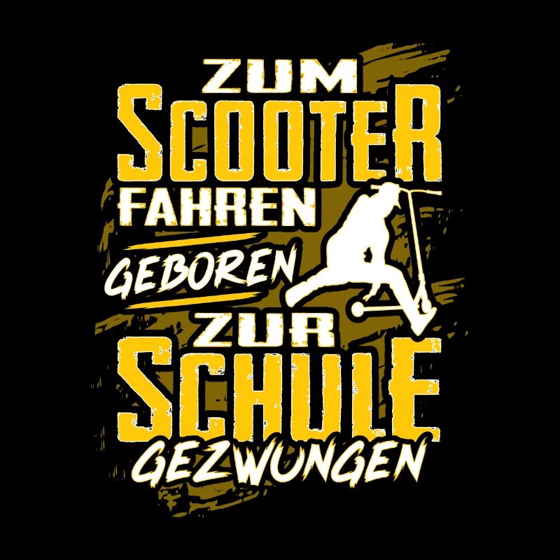 Stunt Scooter Tretroller Spruch Kinder Geschenk