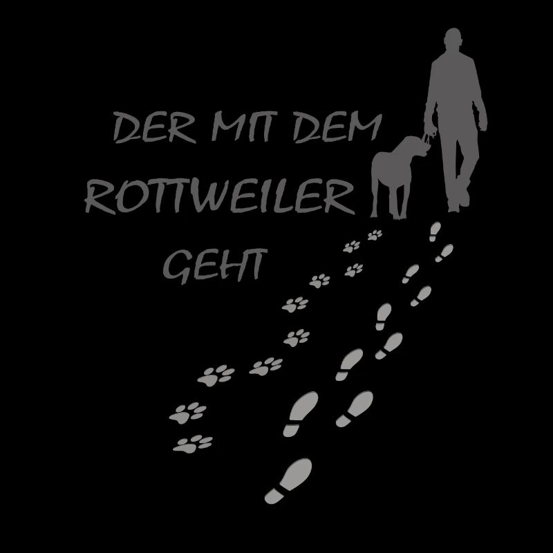 Rottweiler - Der mit dem Rottie geht - Gassi