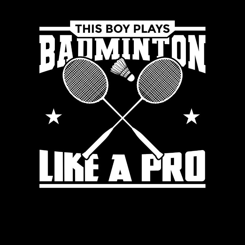Un garçon joue comme un pro du badminton
