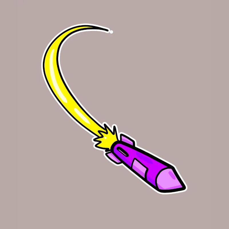 Fusée violette