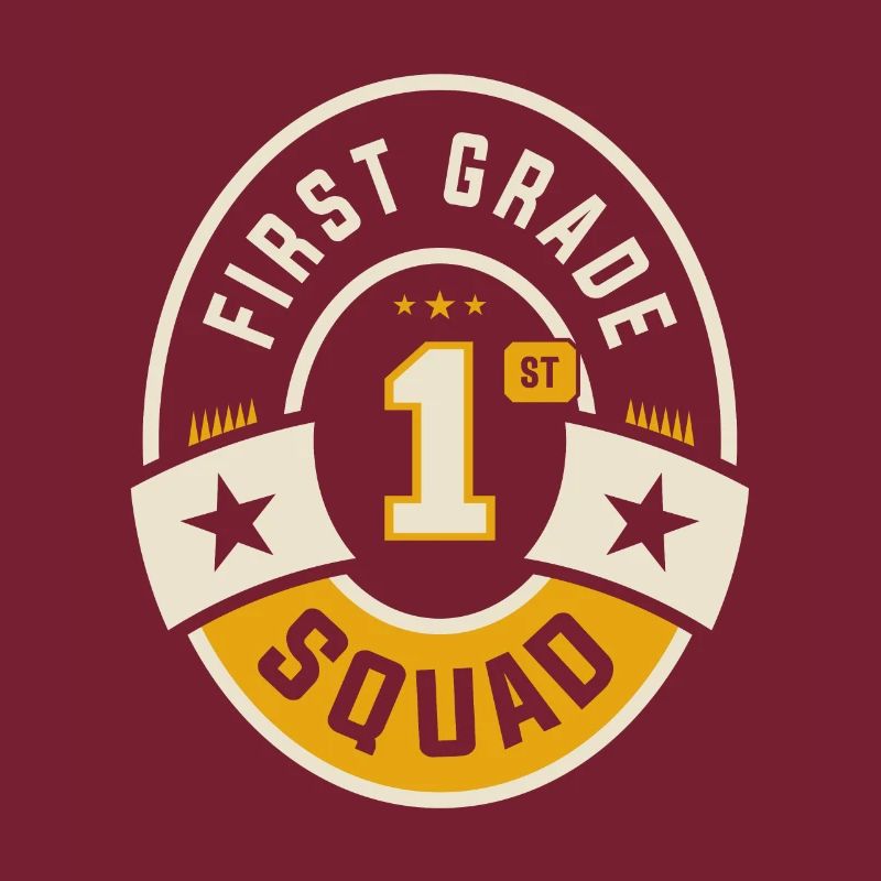 First 1st Grade Squad Team Back To School