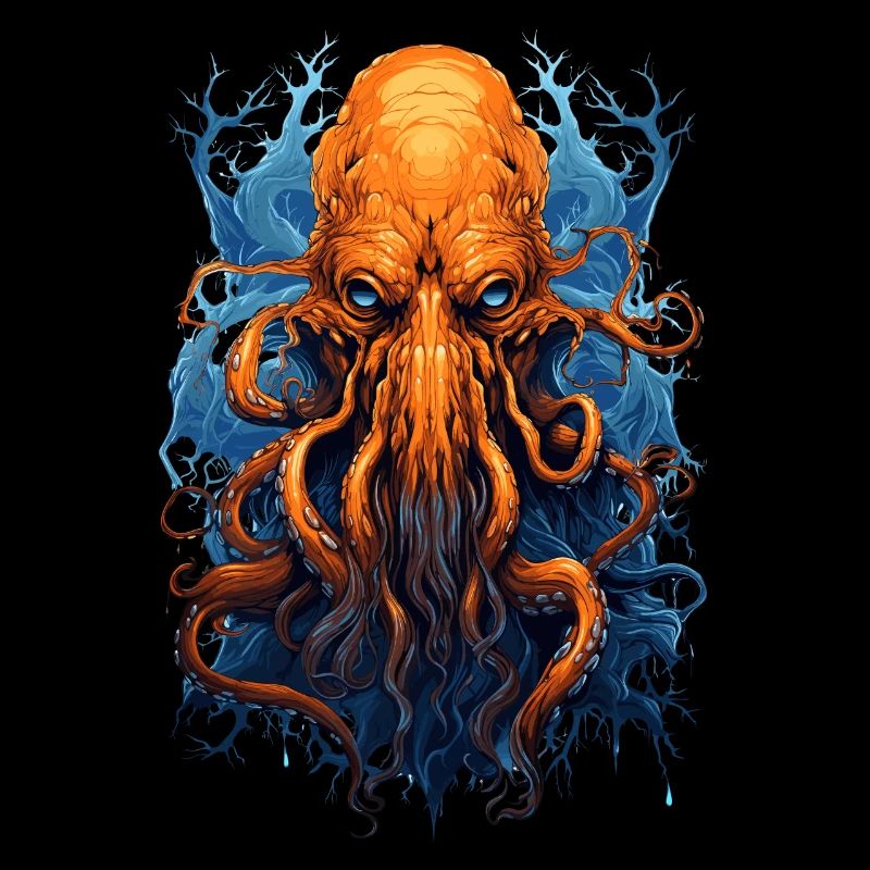 Skull Octopus Squid Animal Creature