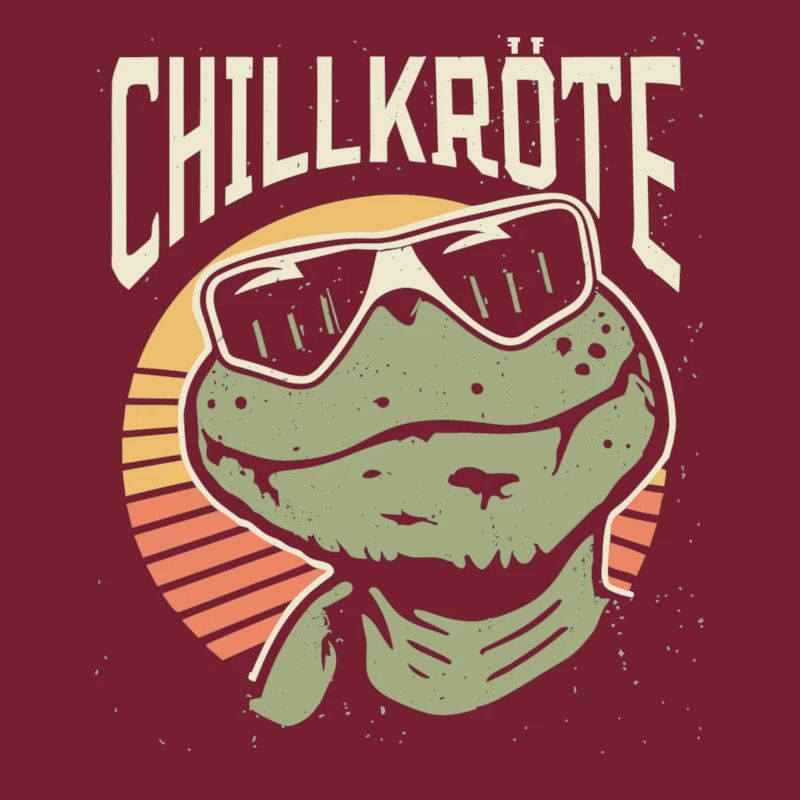 Relaxed turtles Chill toad