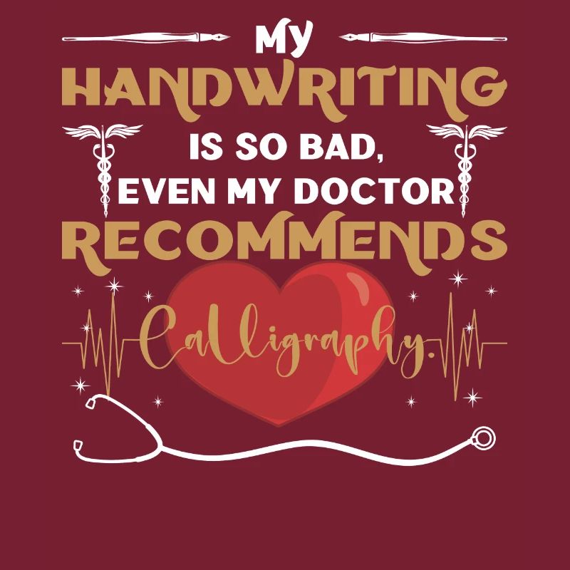 Même mon médecin me recommande la calligraphie