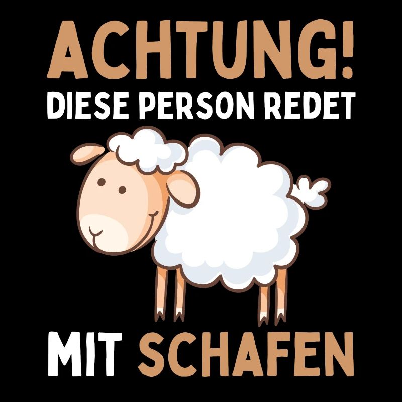 Lustiger Schaf Schafe Schäferei Schafhirte