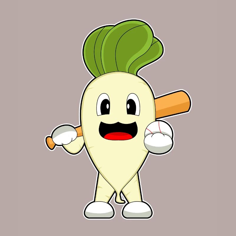 Radish Baseball Baseball Bat
