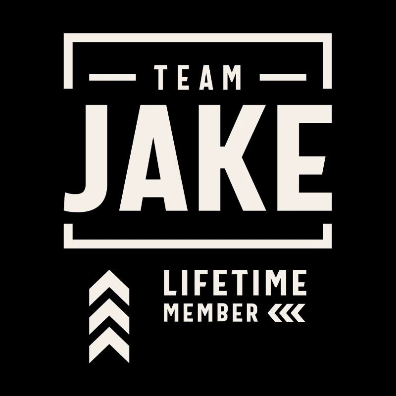Team Jake Lebenslanges Mitglied Lustiger Name Jake